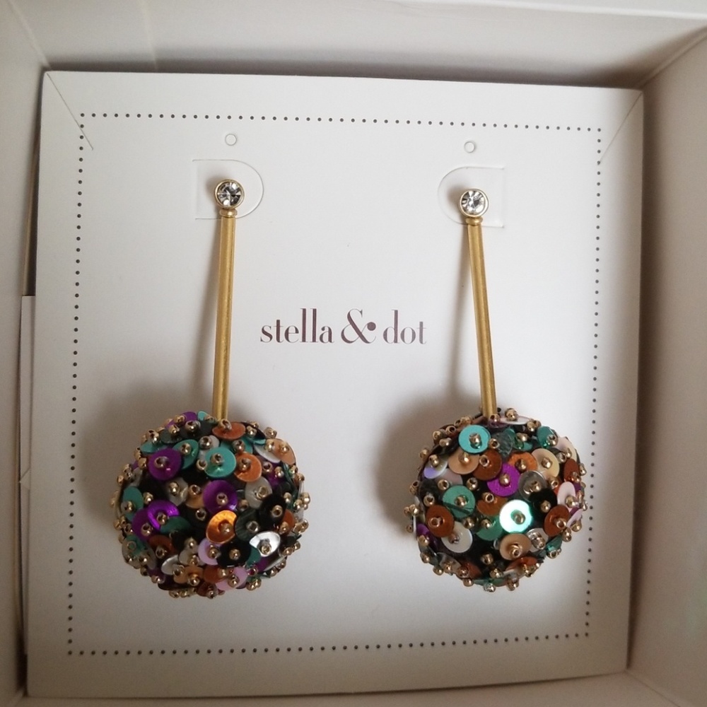 Stella & Dot Confetti Drop Earrings
